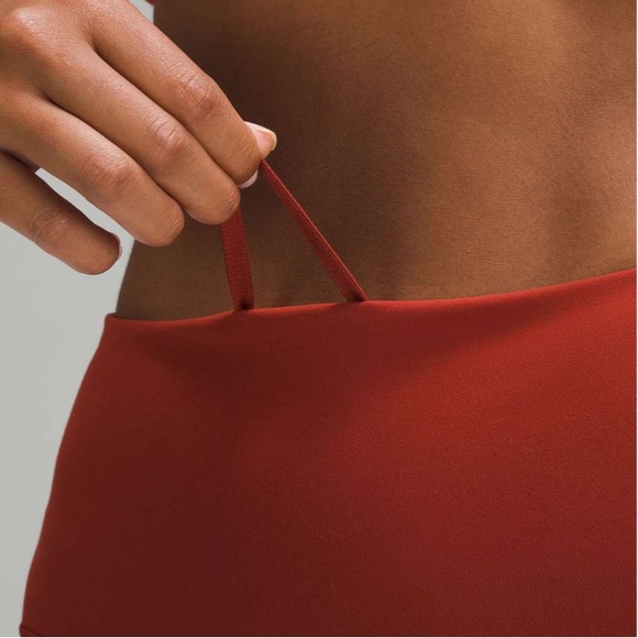Lululemon Wunder Train High-Rise Crop 23" Terra Orange Size 2 - Picture 4 of 9